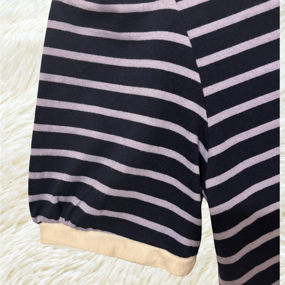 Draper James Black and White Striped Top - Picture 5 of 6